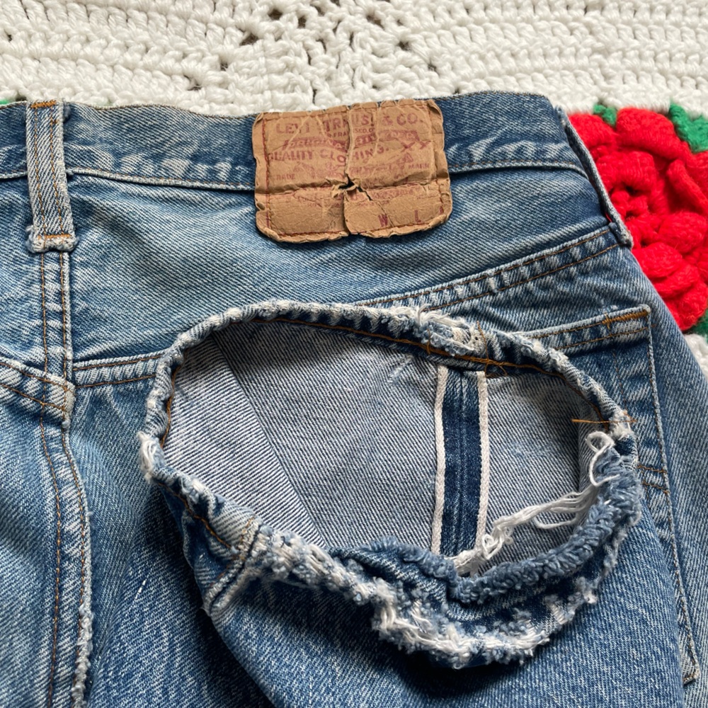 Vintage Levi's 501 Selvedge Denim Jeans 1970s-80s 555 Valencia St Factory USA
